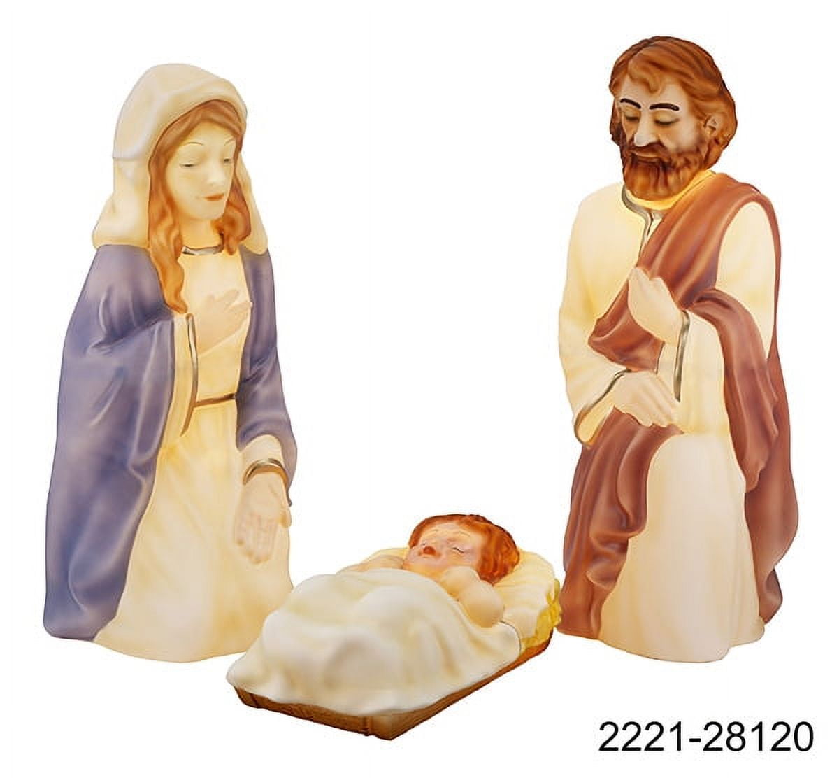 Holiday Time Lightup Nativity Set