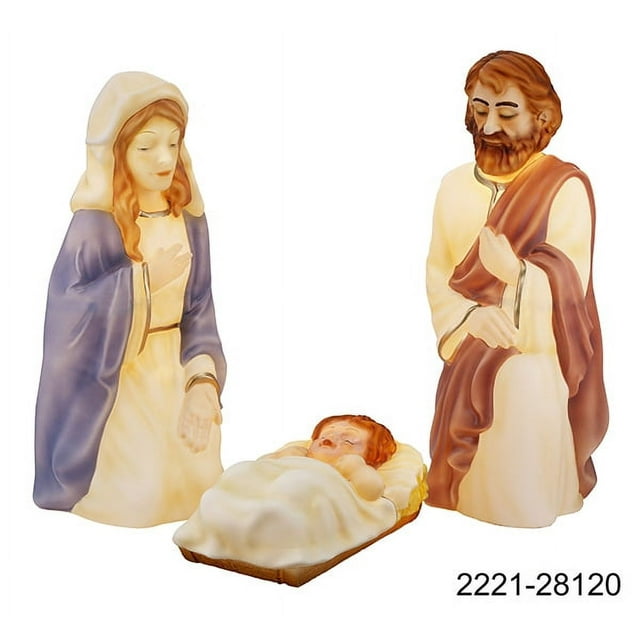 Holiday Time Lightup Nativity Set