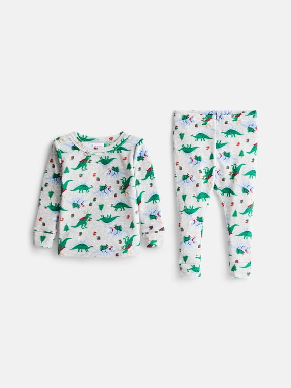 Toddler Boys Top and Pants Fleece Pajama Set, 2-Piece, Sizes 12M-5T