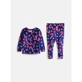 thumbnail image 1 of Holiday Time Toddler Boys Top and Pants Fleece Pajama Set, 2-Piece, Sizes 12M-5T, 1 of 5