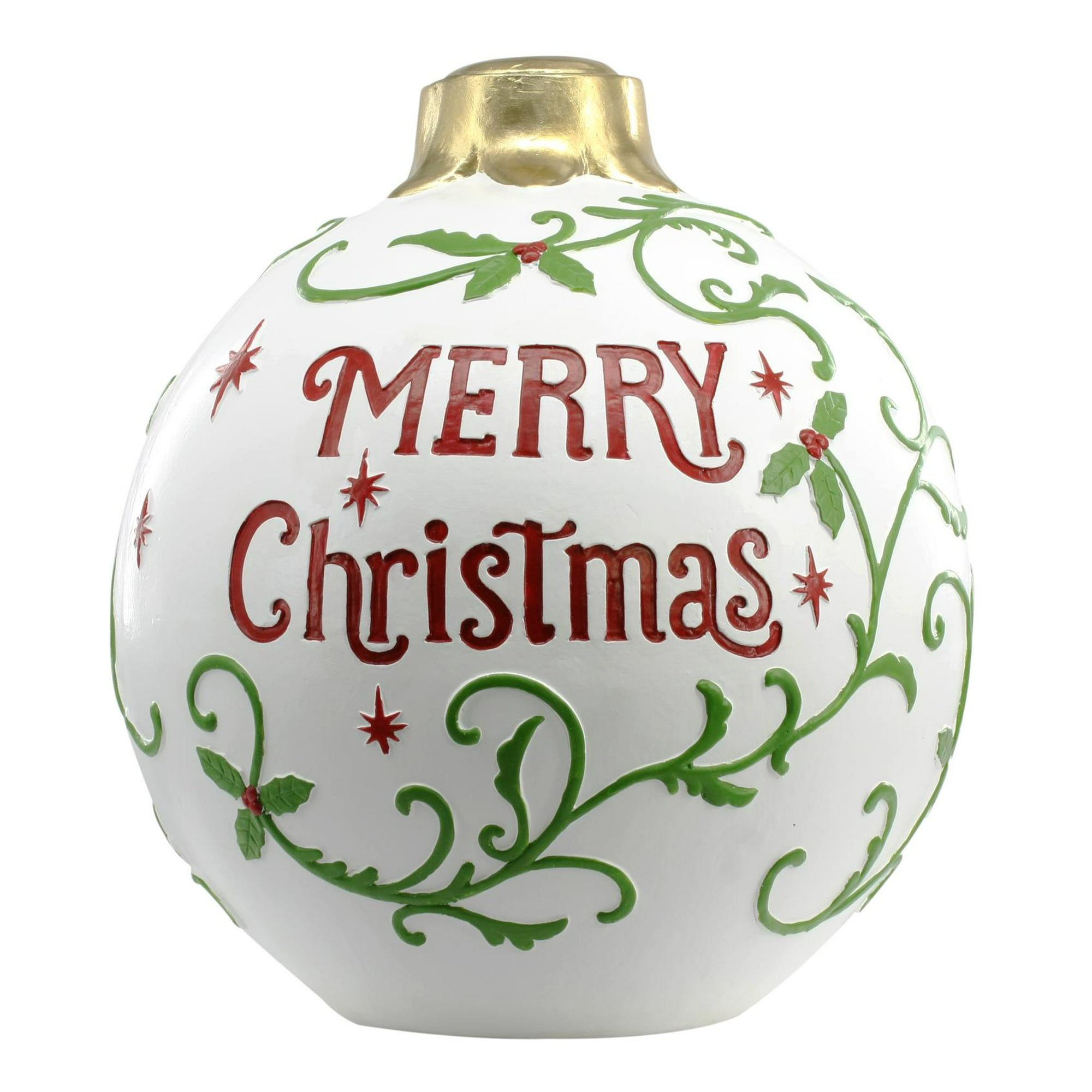 Holiday Time MGO White color Ornament Outdoor Christmas Decoration ...
