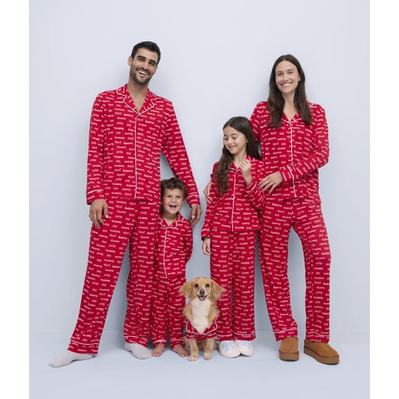 Holiday Time Matching Family Sleepwear Pet Pajama Top, Sizes XS-2XL
