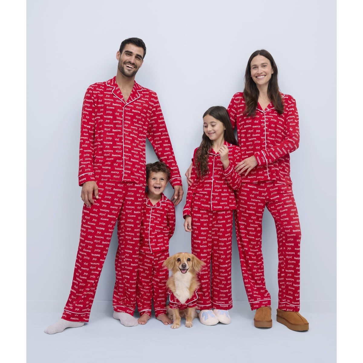Matching Family Sleepwear Women's Top and Pants Set, 2-Piece, Sizes S-3X