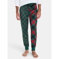 thumbnail image 1 of Men's Christmas Print Fleece Jogger Sleep Pants from Holiday Time, Sizes S-2XL, 1 of 5