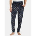 thumbnail image 1 of Holiday Time Men's Christmas Fleece Jogger Sleep Pants, Reindeer Print Knit Pajama Bottoms, Sizes S-3XL, 1 of 5