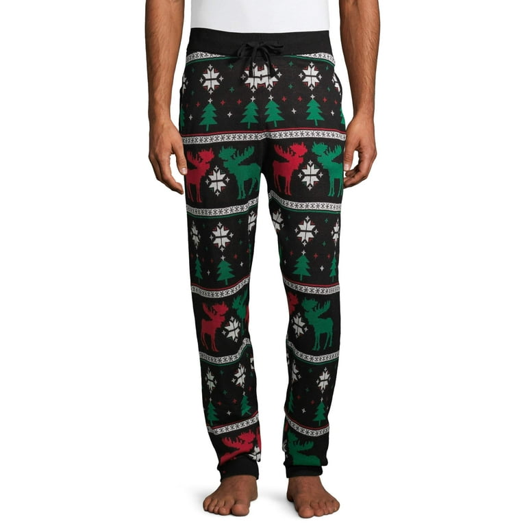Mens christmas jogger pajamas hotsell