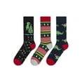 thumbnail image 1 of Holiday Time Men's Cotton Crew Sock Gift Box, 3-pack, 1 of 2
