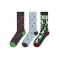thumbnail image 1 of Holiday Time Men's Cotton Crew Sock Gift Box, 3-pack, 1 of 2