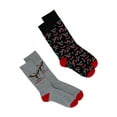 thumbnail image 1 of Holiday Time Men’s Crew Socks, 2-Pack, 1 of 1