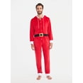 thumbnail image 1 of Christmas Men's SatnaCon Santa Suit One-Piece Union Suit from Holiday Time, Sizes M-XL, 1 of 5