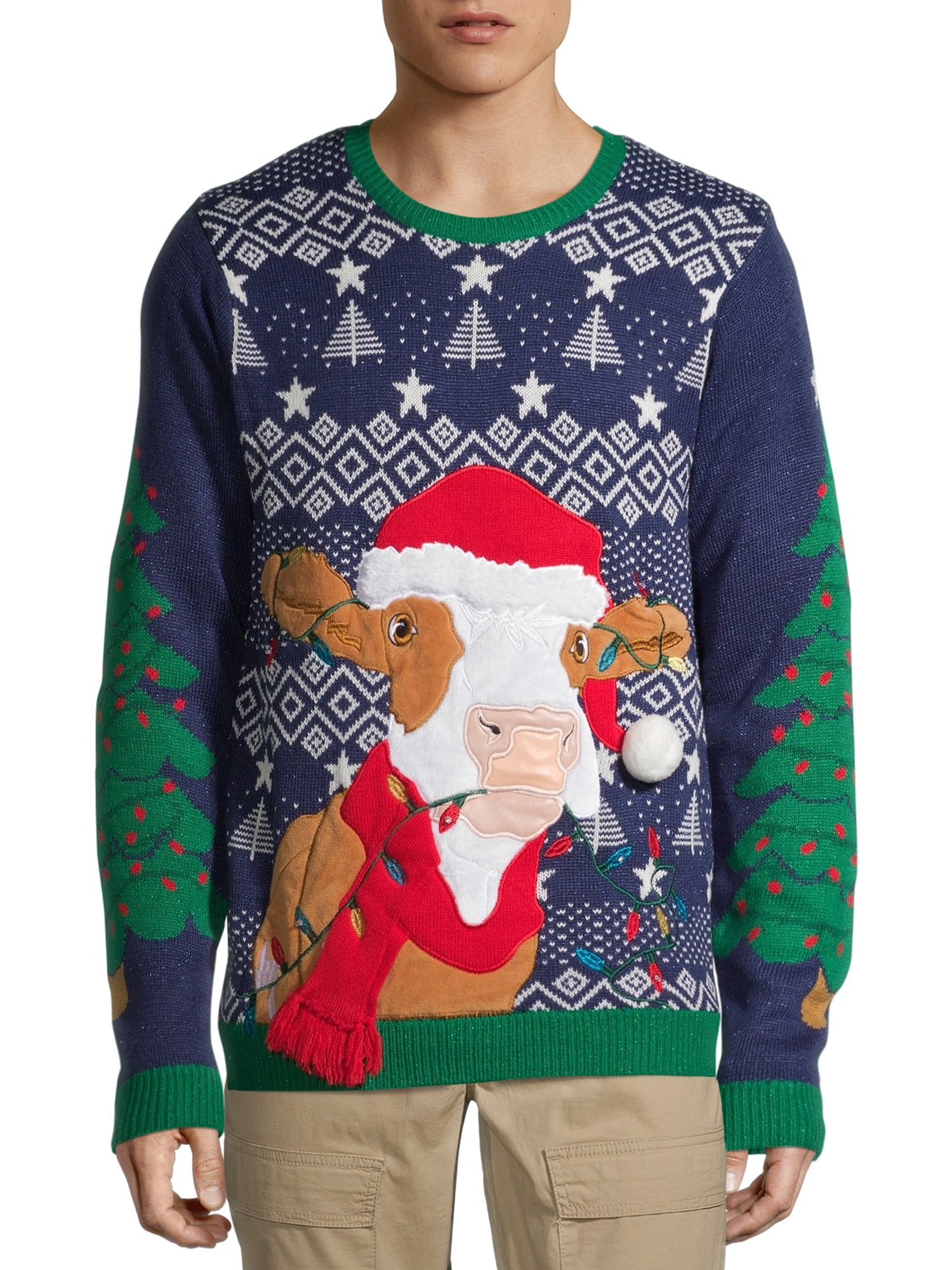 Ugly christmas clearance sweater mens walmart