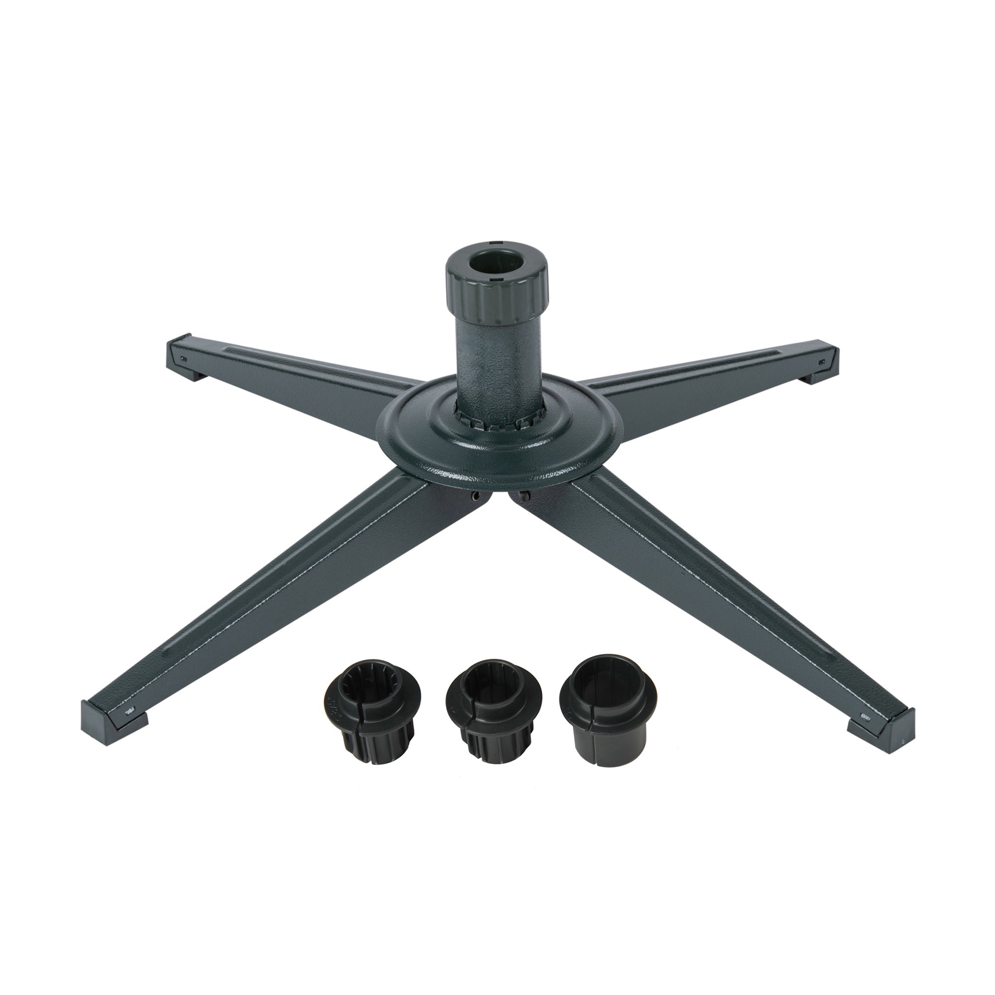 Home Heritage Black Metal Rotating Tree Stand And Powered, 42 OFF