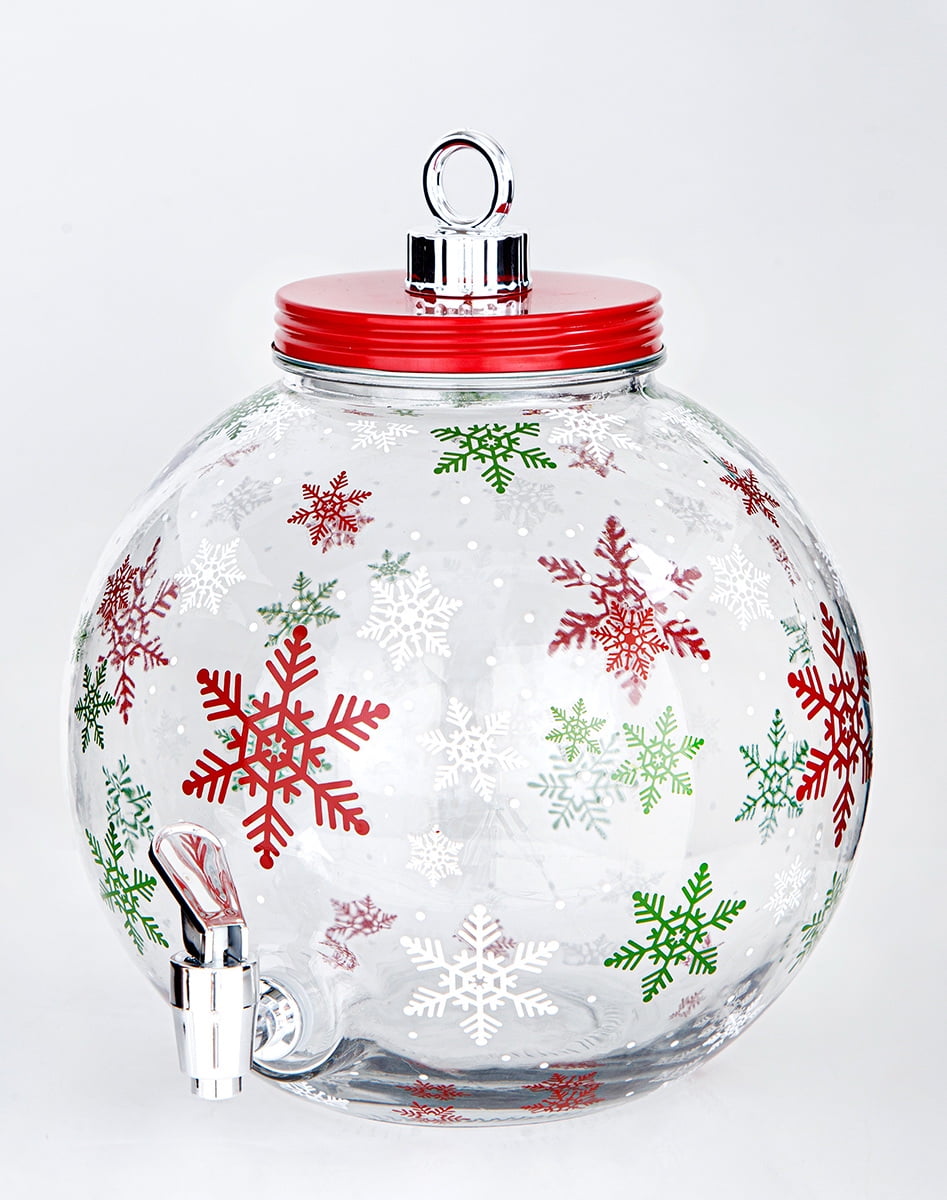 Holiday Time Ornament Beverage Dispenser Decal