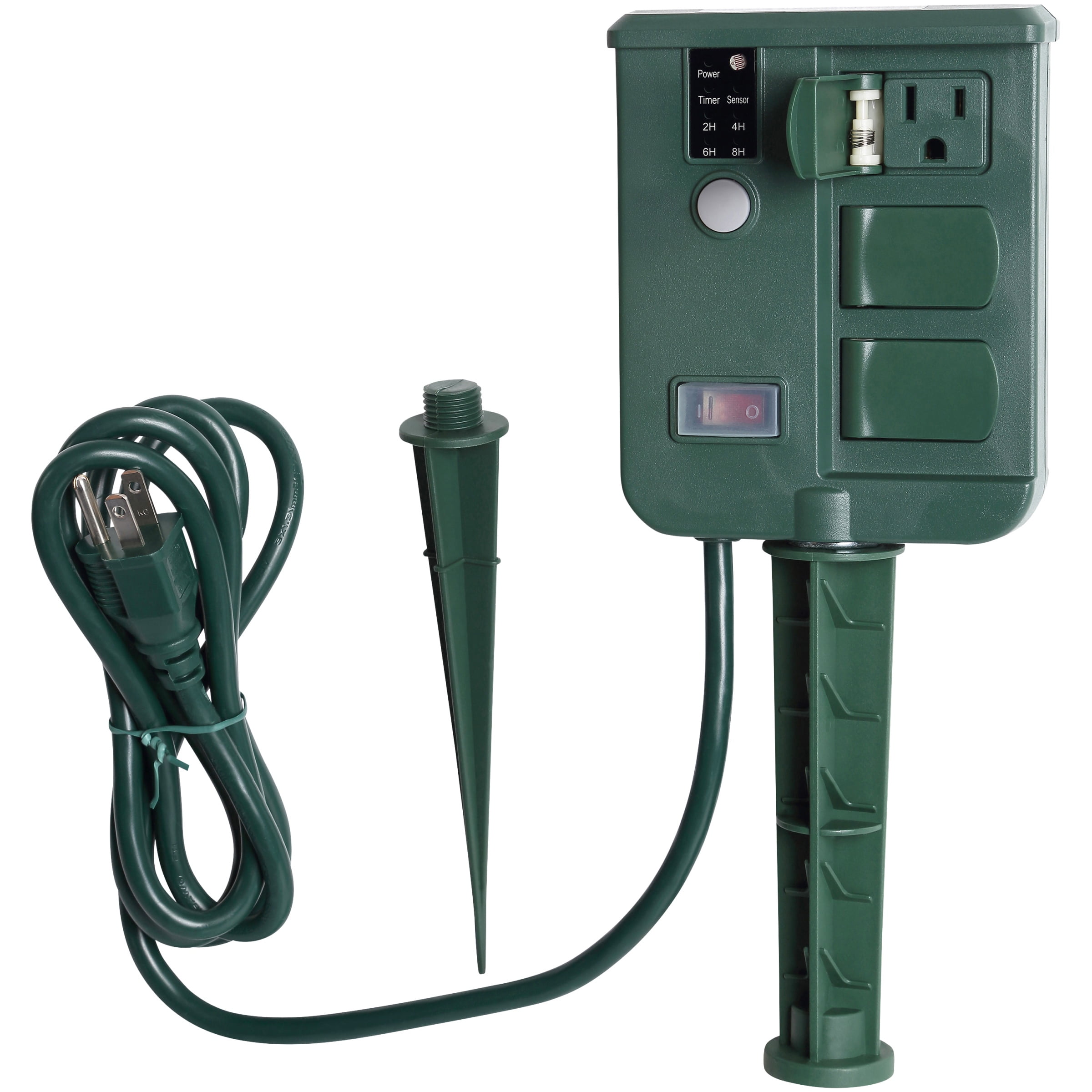 Southwire/Coleman Cable 13547WD 6-Outlet Outdoor Power Stake Timer