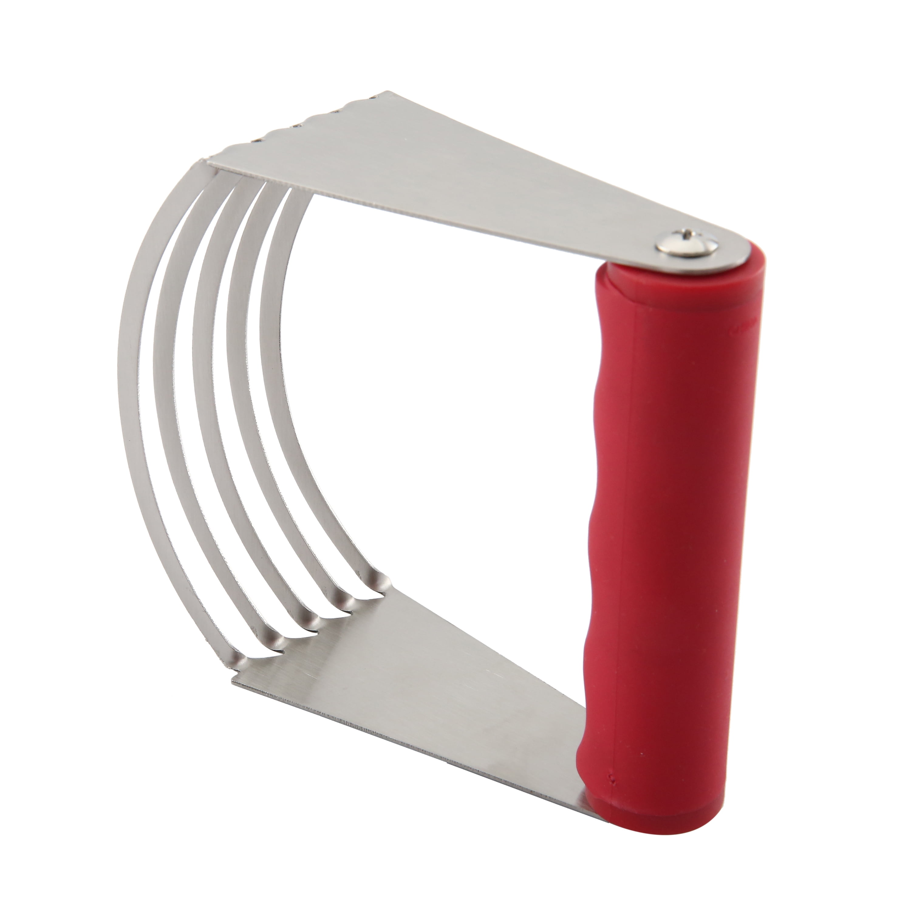 Holiday Time Pastry Blender, Stainless Steel and Plastic in Really Red