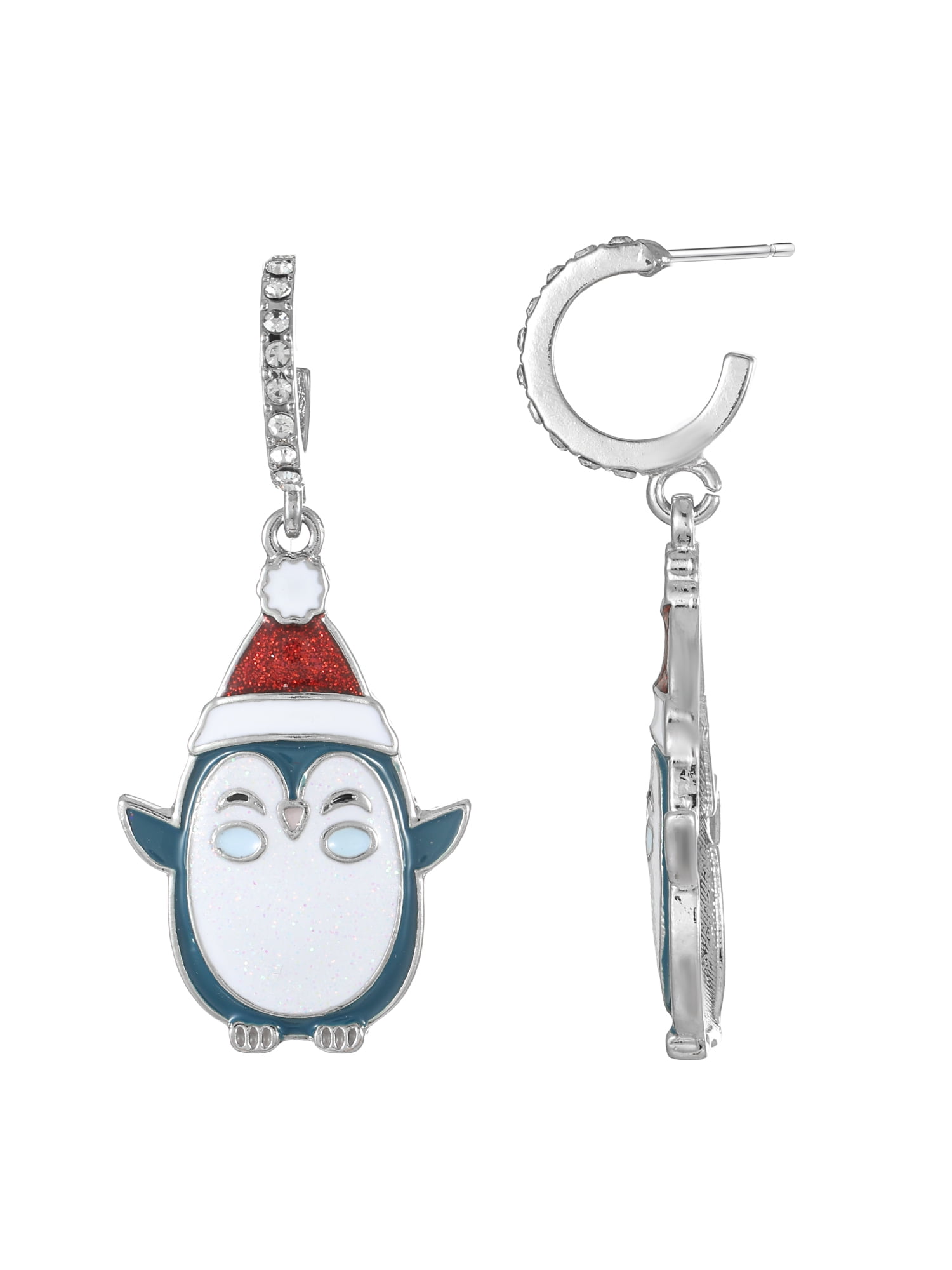 Holiday Time Penguin Earrings, 1 Pair