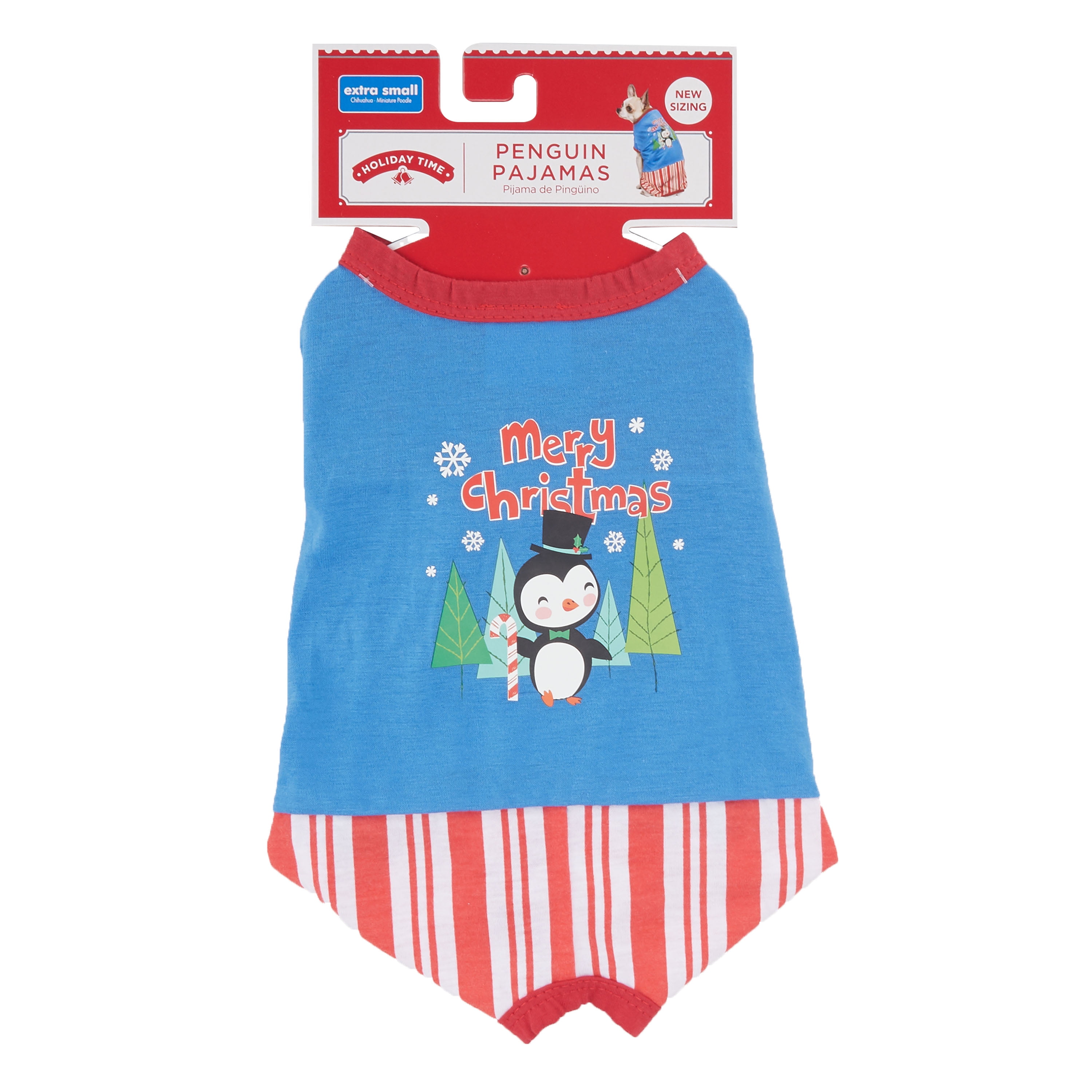 Holiday Time Penguin Pajamas, XSmall