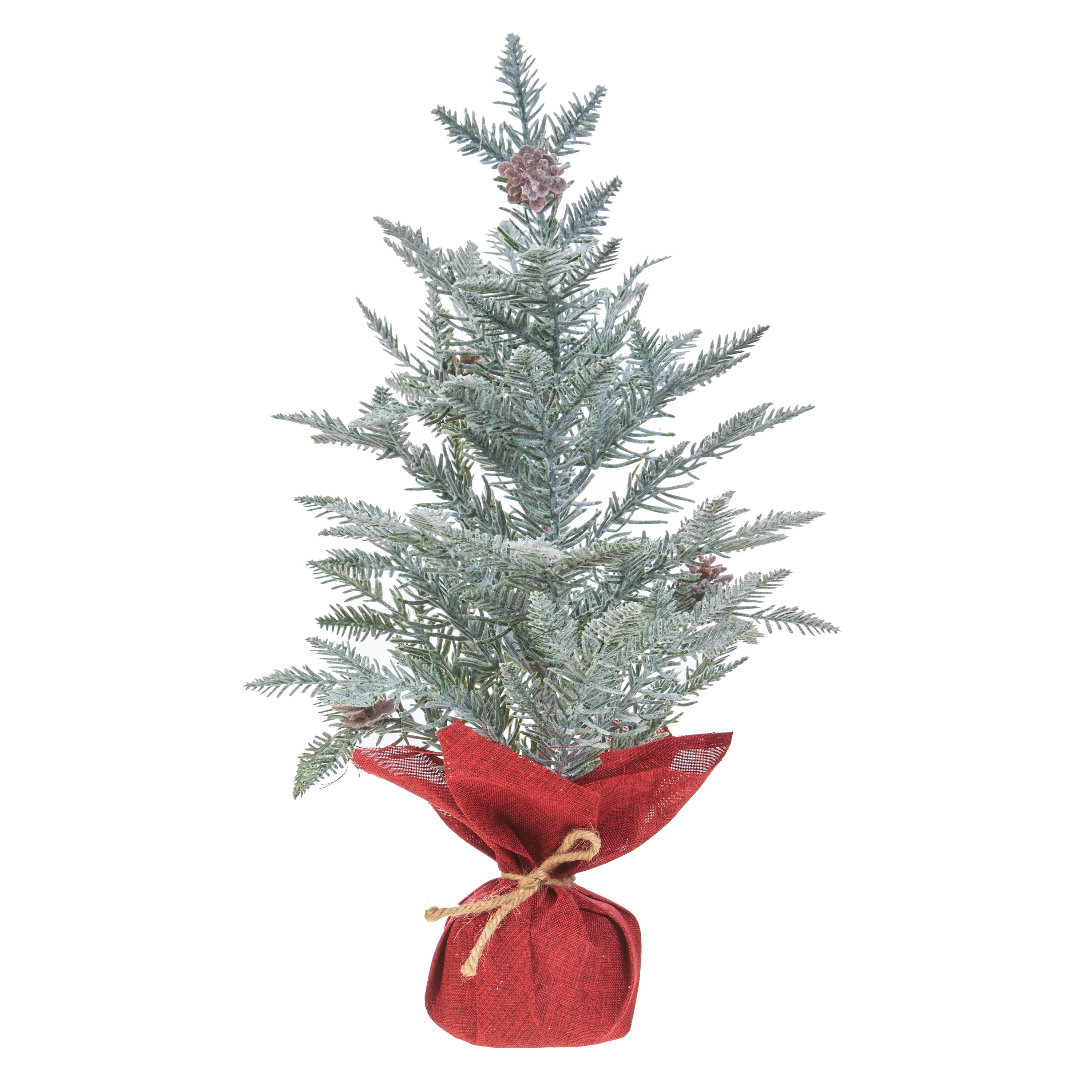 Holiday Time Potted Christmas Tree with Weighted Base