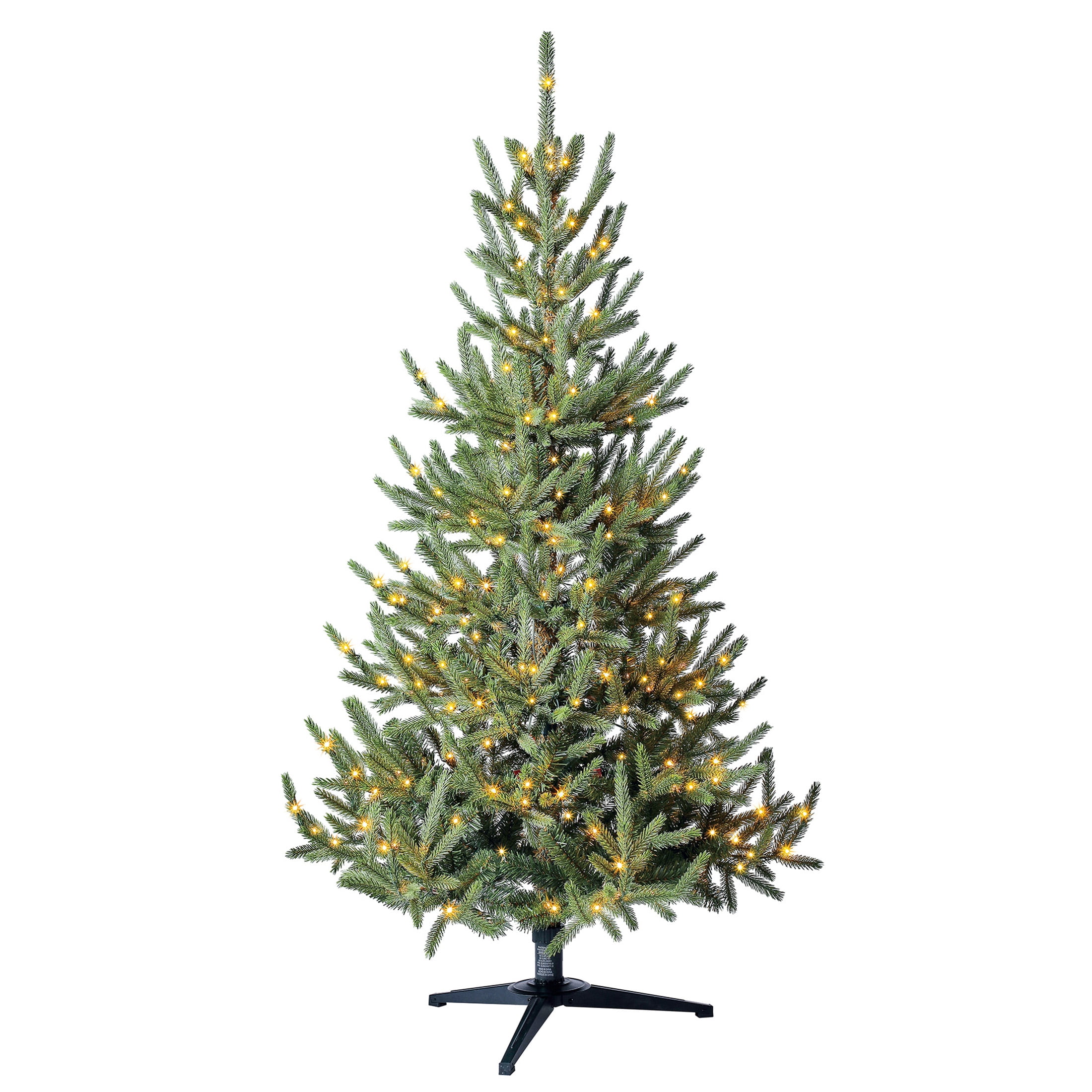 Holiday Time PreLit Abies Index Pine Artificial Christmas Tree, Clear