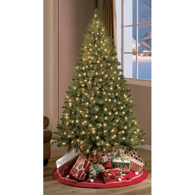 Holiday Time PreLit Arlington Christmas Tree with 350 Clear Mini