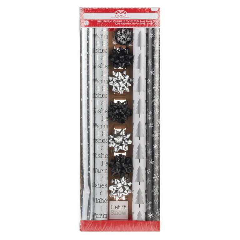 Home Reflections 42-Piece Holiday Gift Wrap Set