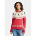thumbnail image 1 of Holiday Time Women's and Women's Plus Pretty Christmas Sweater, Sizes XXS-3X, 1 of 6