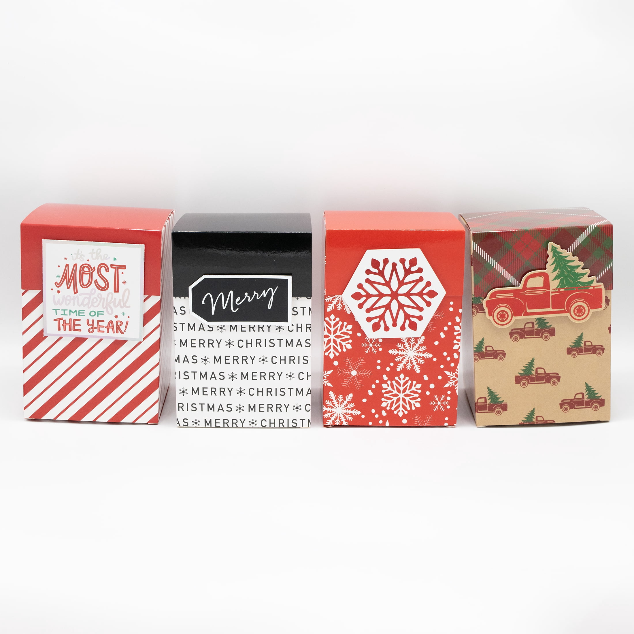 Holiday Time Rectangle Candle Box, 4 in x 6 in, 20 pieces
