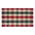 thumbnail image 1 of Holiday Time Red & Green Plaid Accent Rug 20" x 34", 1 of 9