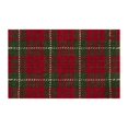 thumbnail image 1 of Holiday Time Red Plaid Rayon, Jute & Cotton Indoor Accent Rug 20" x 34", 1 of 7