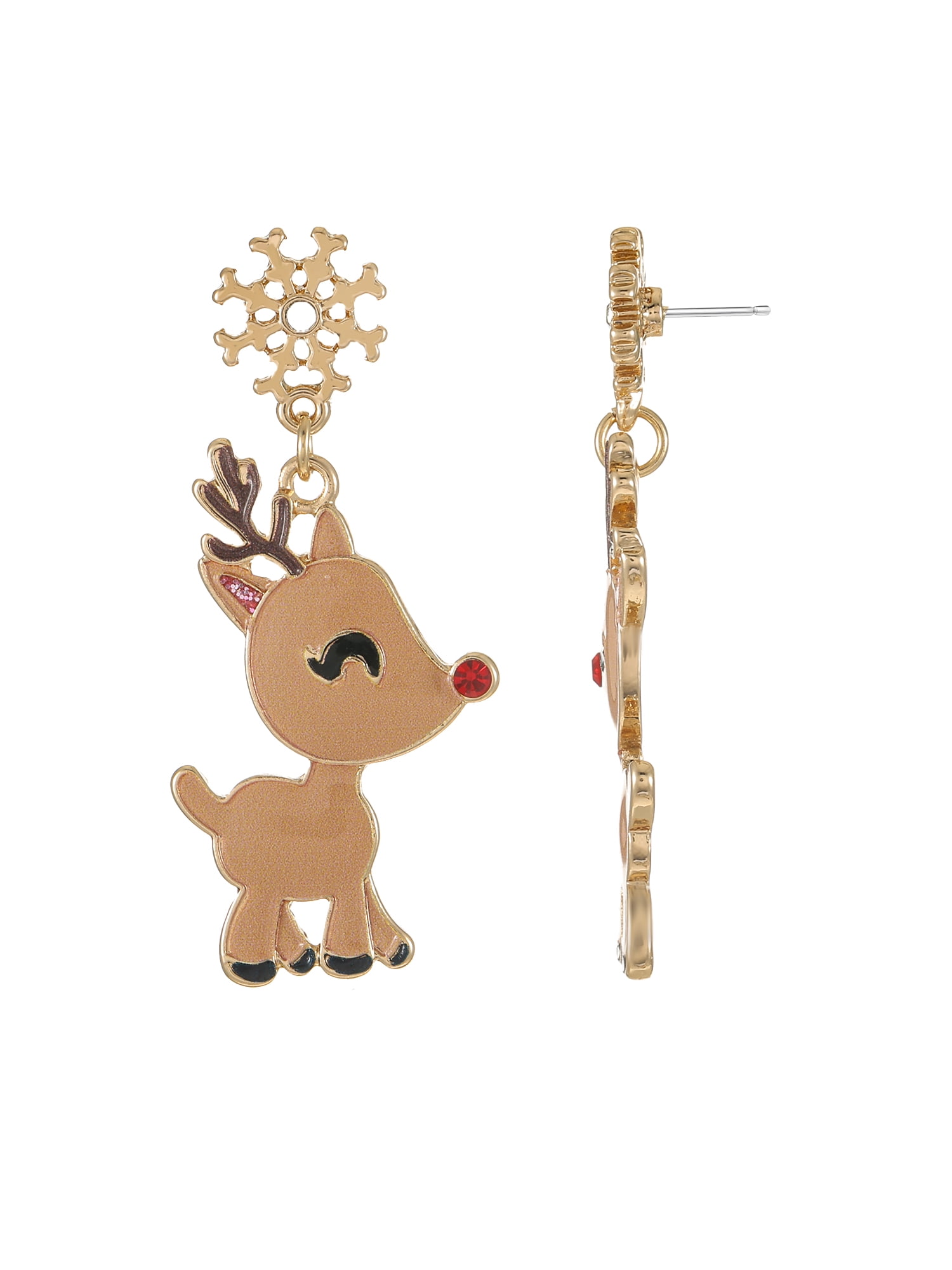 HOLIDAY TIME Reindeer Earrings, 1 Pair