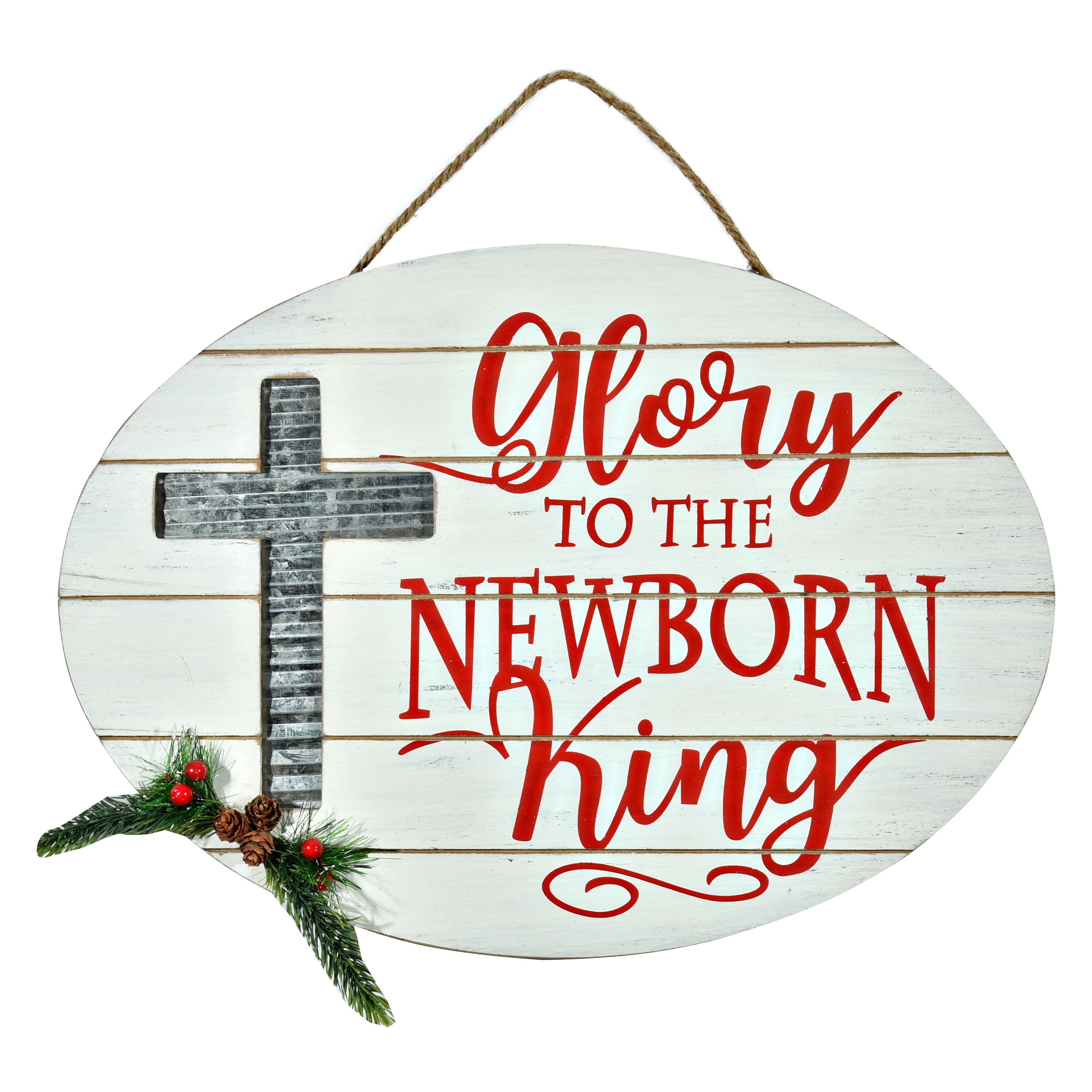 Holiday Time Religious Christmas Wall Art