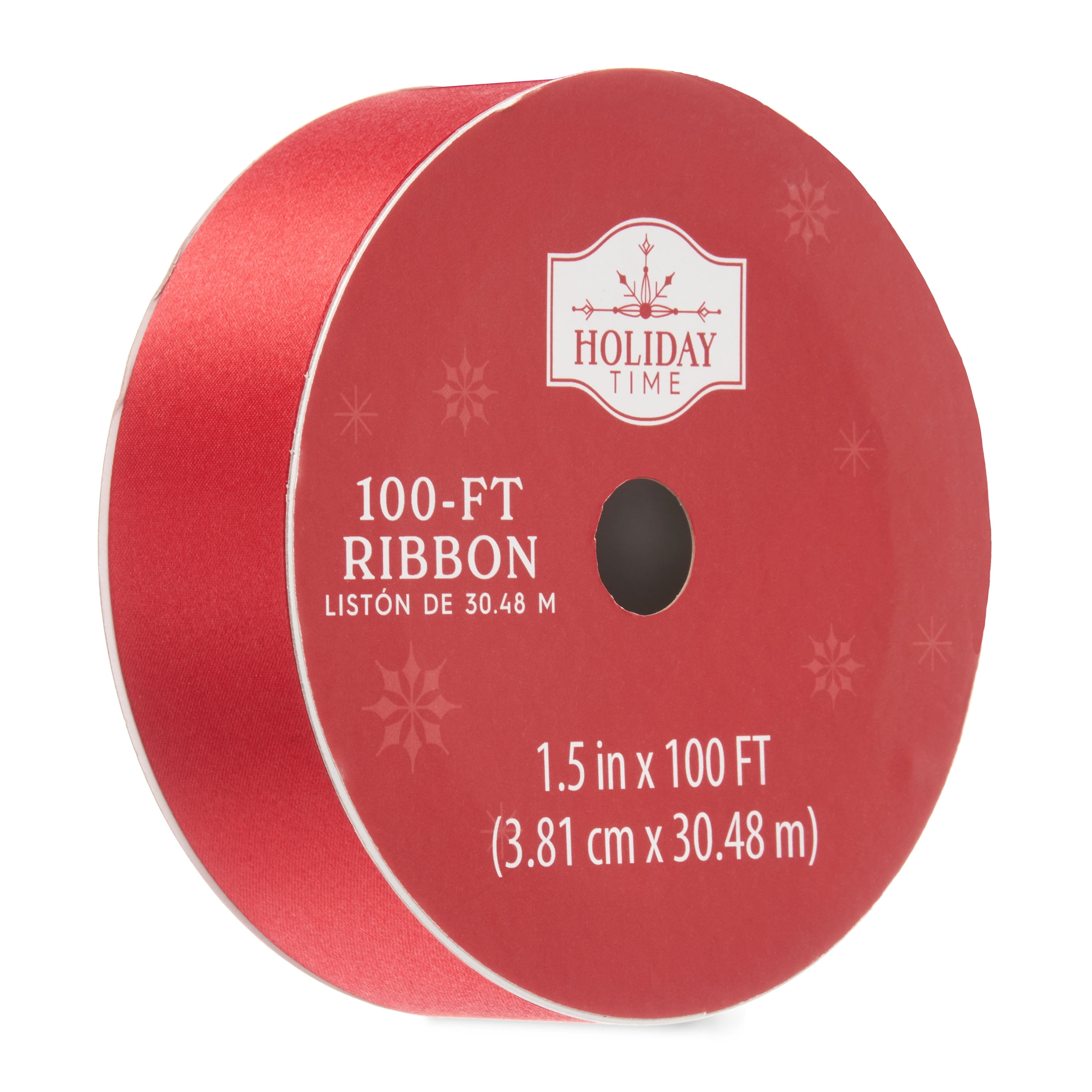 Holiday Red Silk Ribbon - read full description