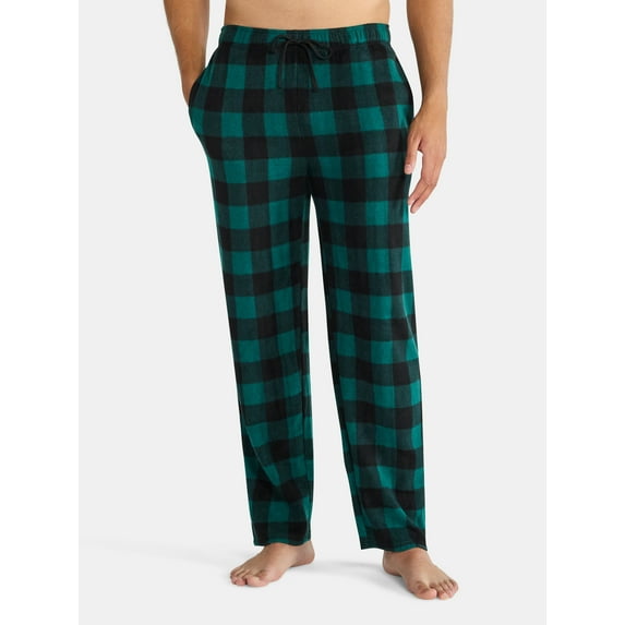 Holiday Time Men's Rolled Sleep Pants with Pockets, Size S-2XL