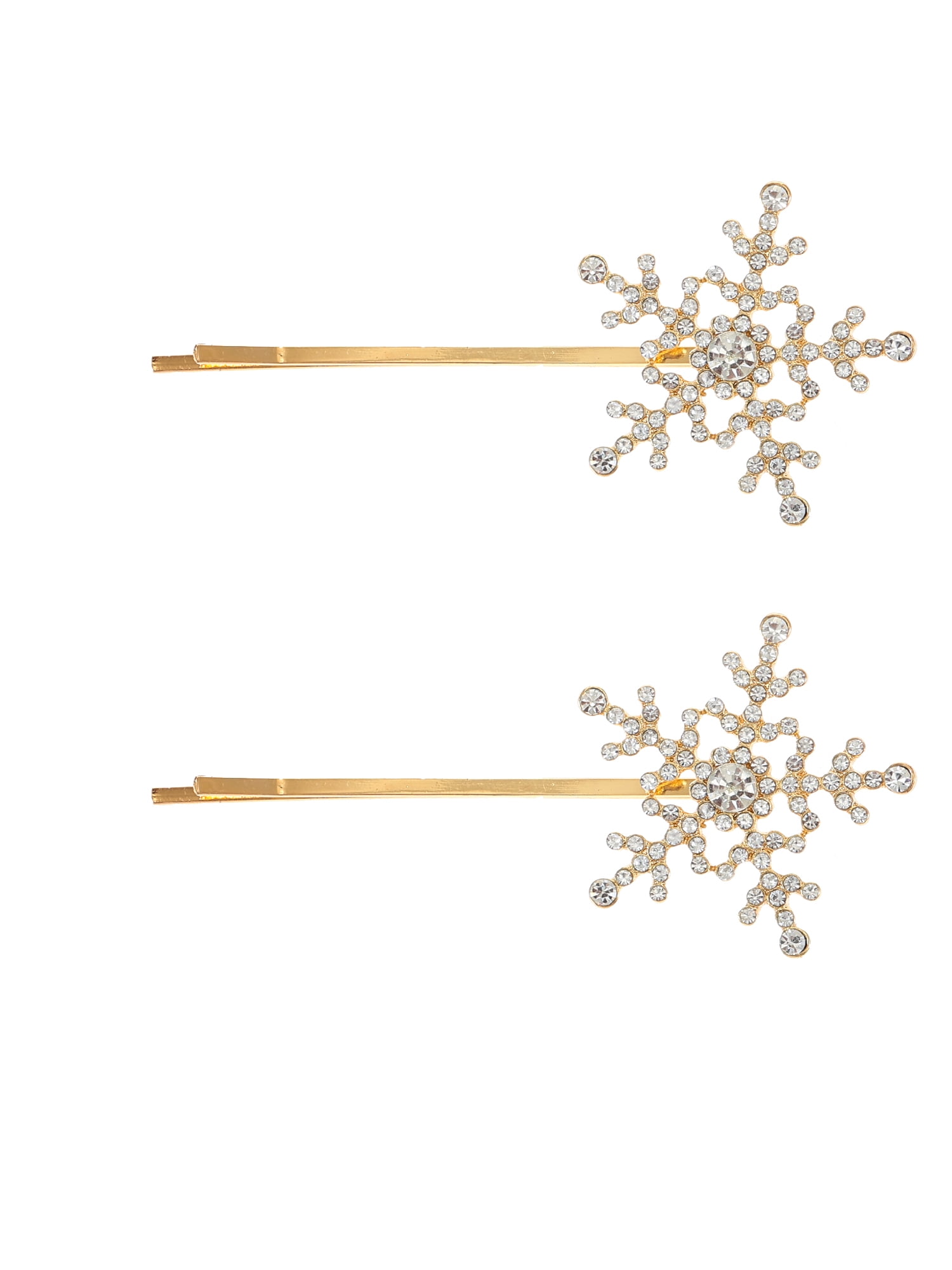Holiday Time Snowflake Bobby Pins, 1 Pair