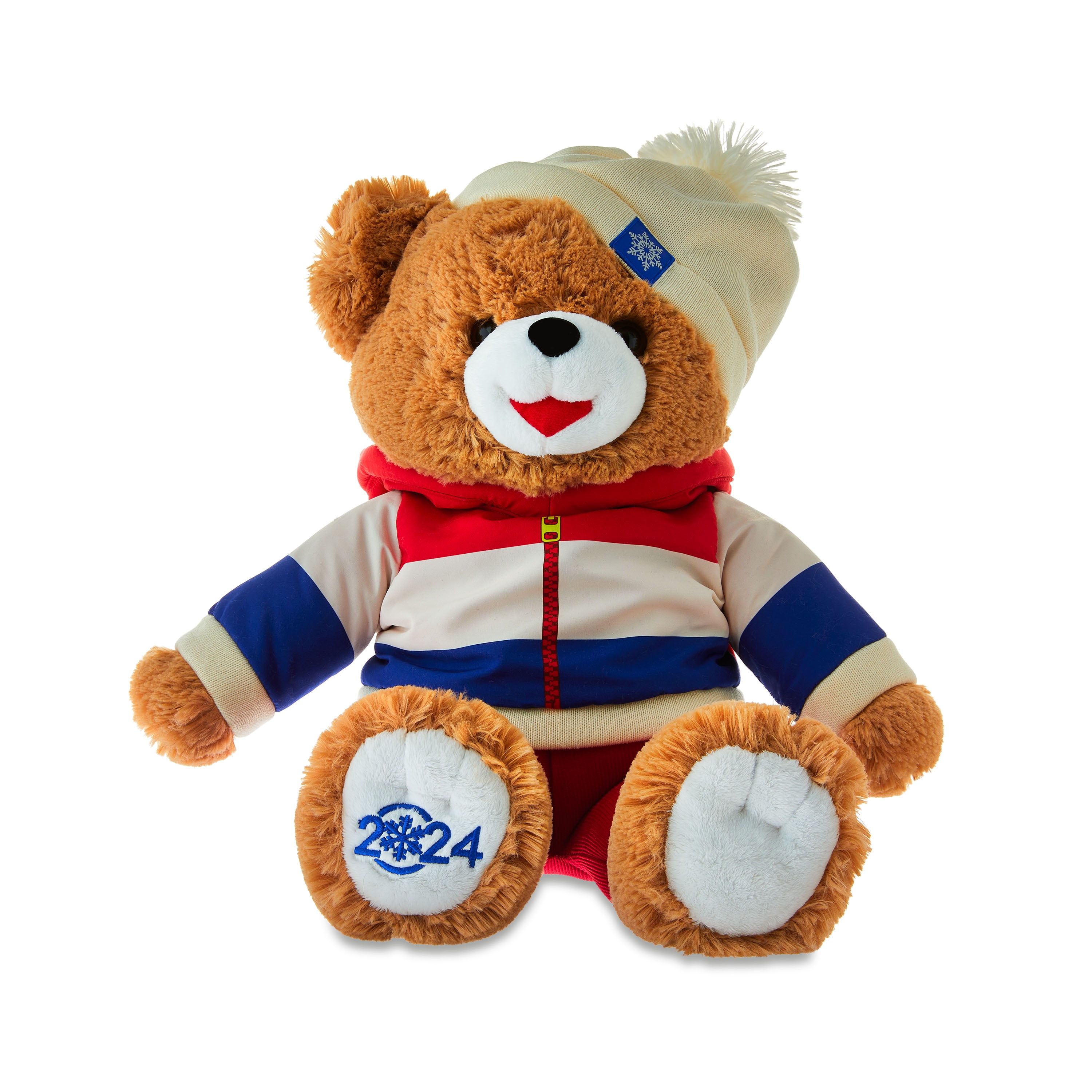 Holiday Time Brandclub 15IN Holiday Time Snowflake Teddy Winter Boy