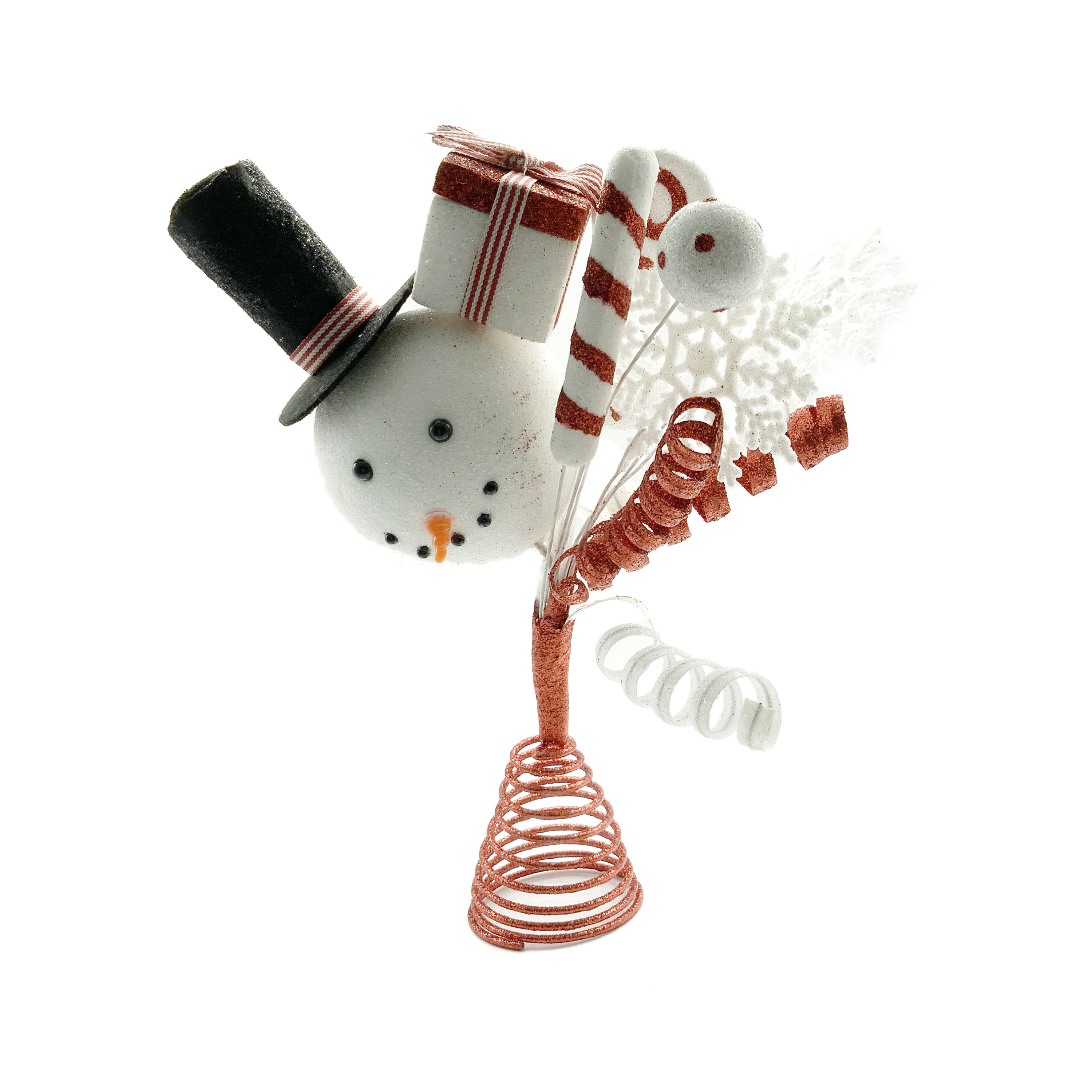 Holiday Time Snowman Candy Tree Topper, 12" - image 1 of 5