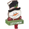 Holiday Time Snowman Stocking Holder