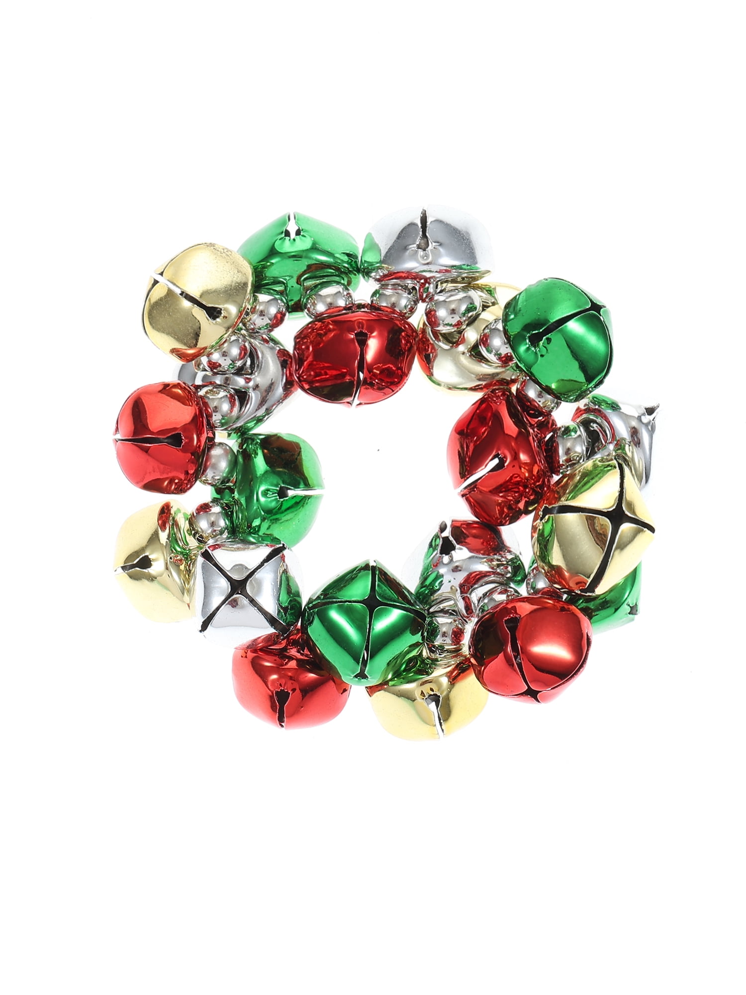Holiday Time Stretch Bracelet, Multicolored Jingle Bells, Piece - Main Image