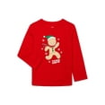 Christmas Toddler Boys’ Graphic Tee with Long Sleeves from Holiday Time