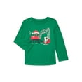 thumbnail image 1 of Holiday Time Toddler Boy Long Sleeve Christmas T-Shirt, Sizes 12M-5T, 1 of 3