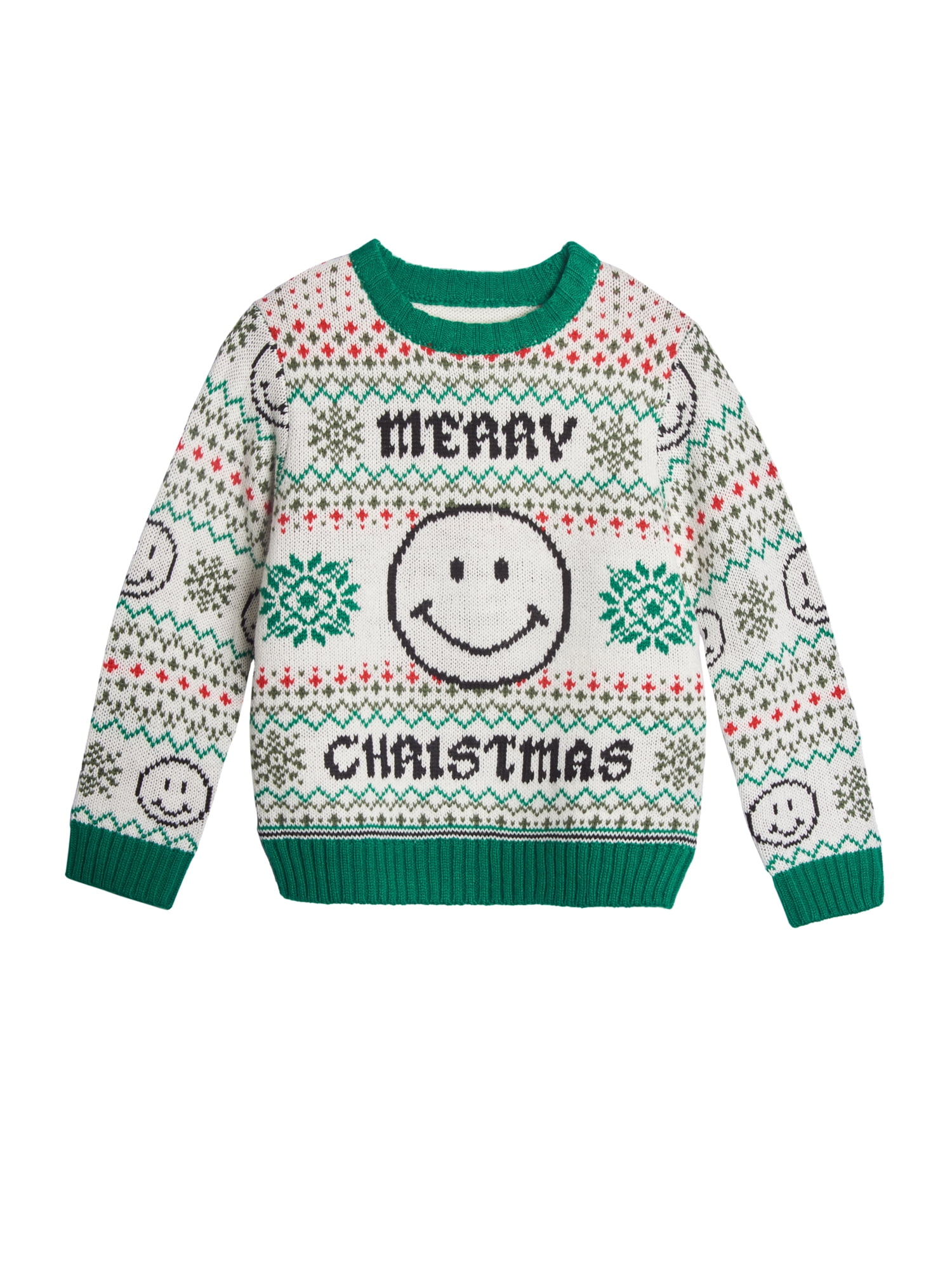 Holiday Time Toddler Boys Christmas Sweater, Sizes 2T5T