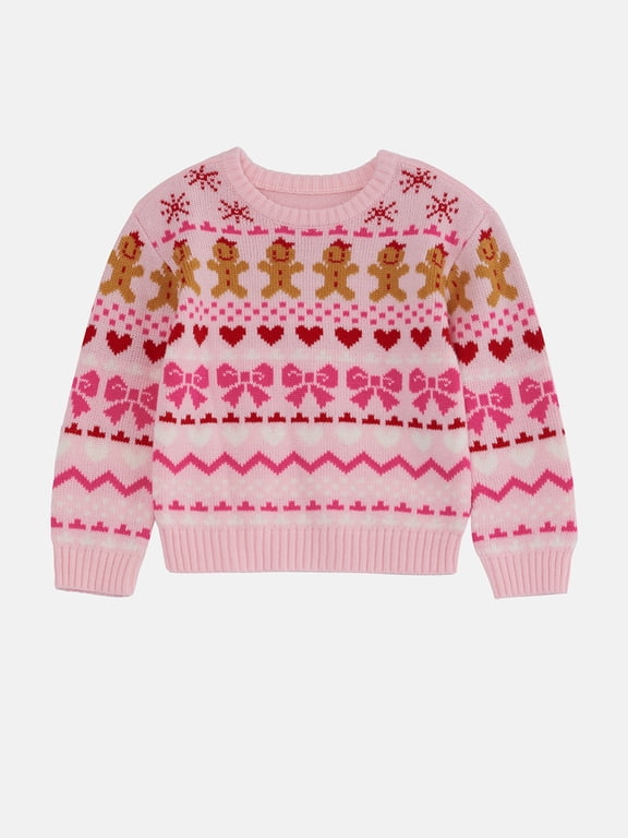 Toddler Girls Holiday Sweater, Sizes 12M-5T