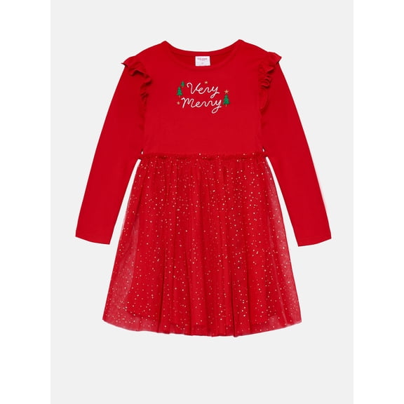 Holiday Time Toddler Girls Tutu Dress, Sizes 12M-5T