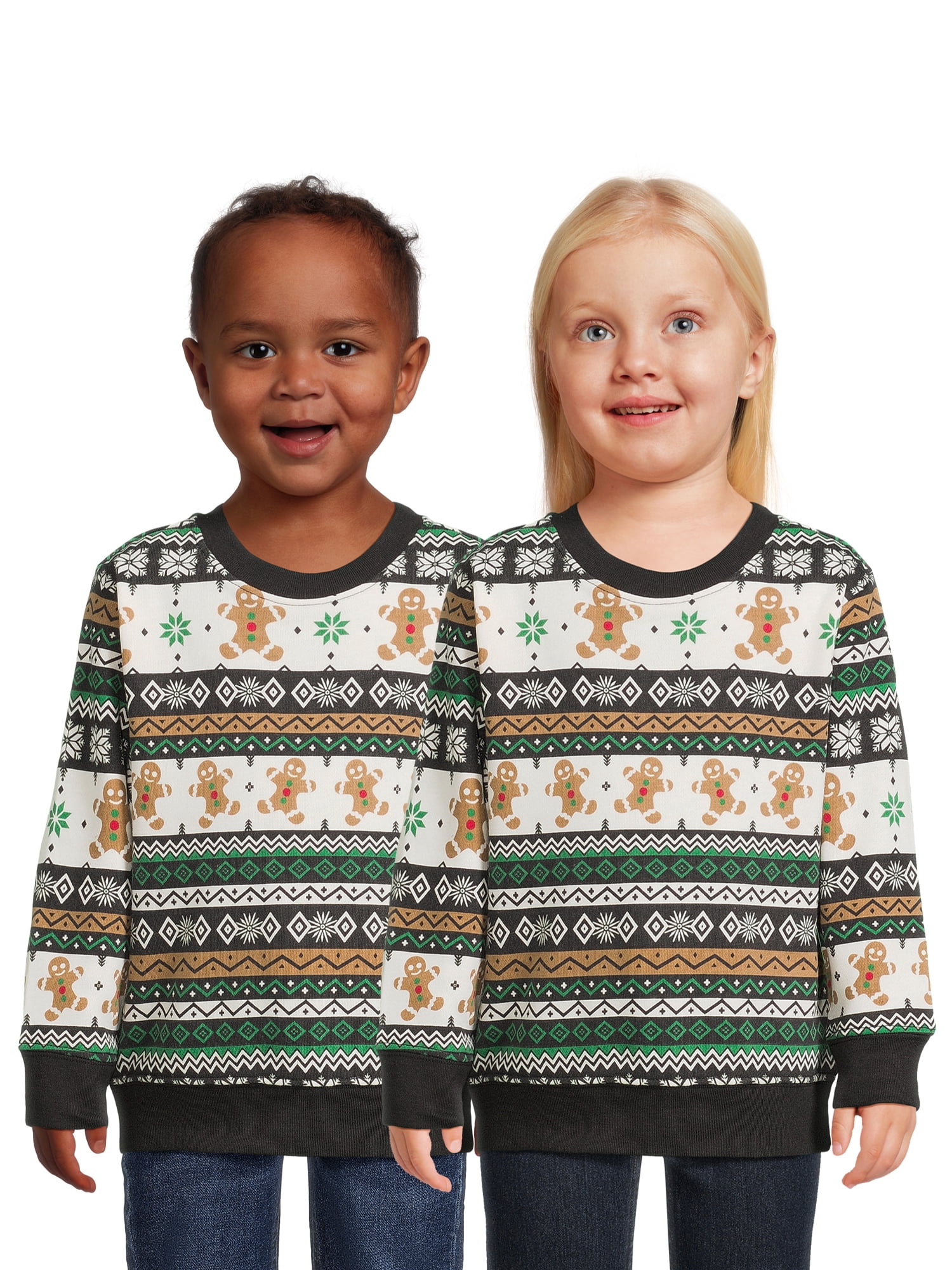 Toddler W25 Snowman Print Long Sleeve Sweatshirt (1-7y) - Ivory