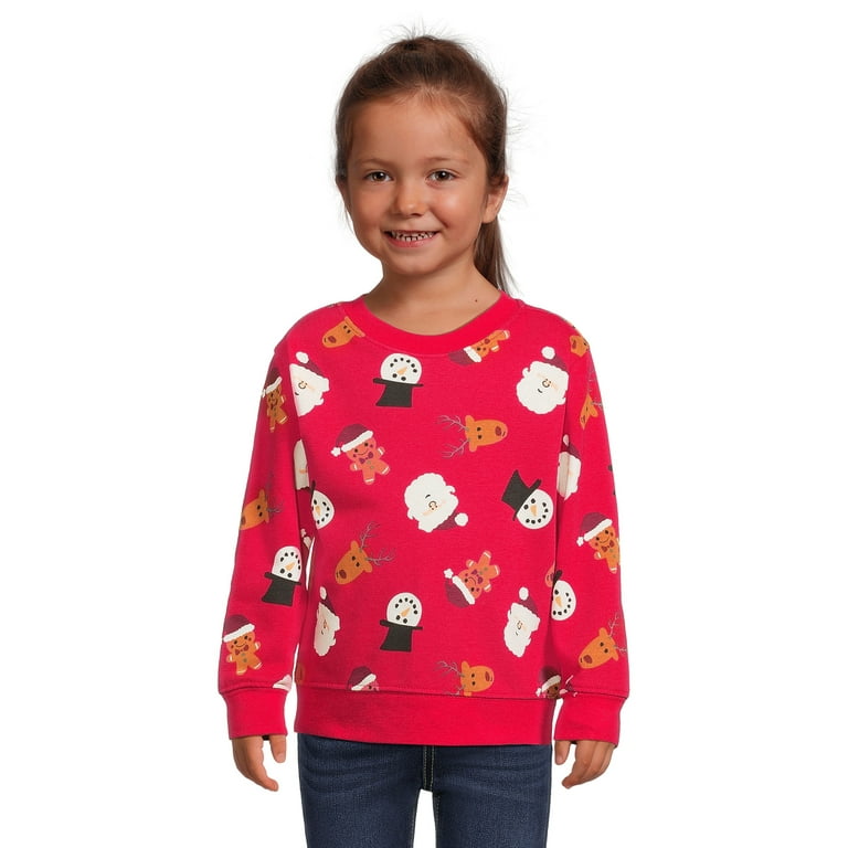 Holiday Time Toddler Long Sleeve Christmas Sweatshirt Sizes 12M