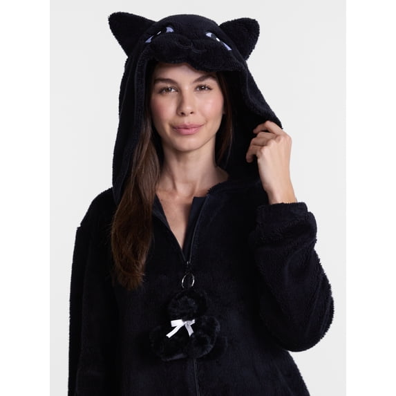 Cat Women’s Union Suit from Way To Celebrate, Sizes XS-3X