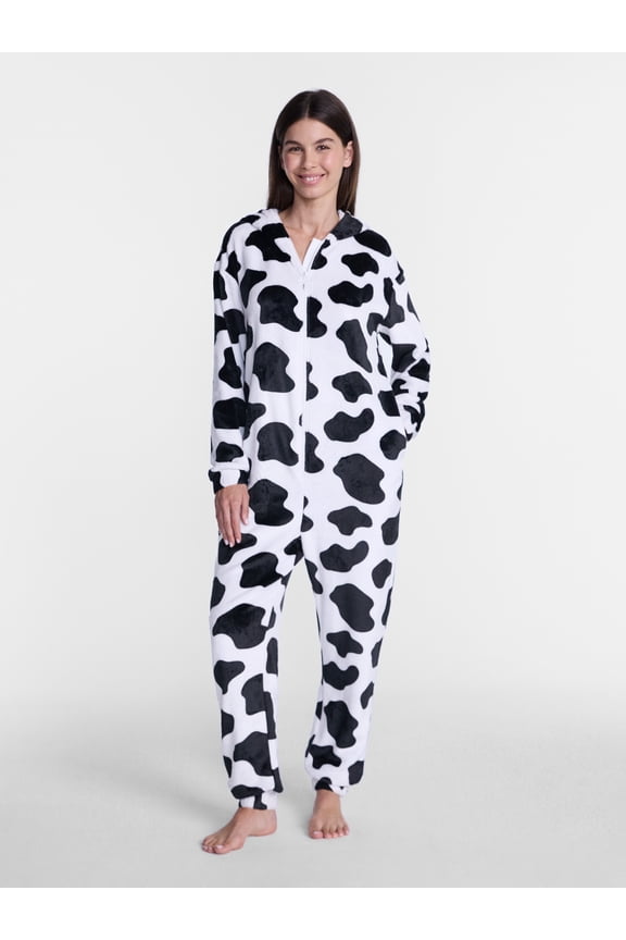 Cow Women’s Union Suit from Way To Celebrate, Sizes XS-3X