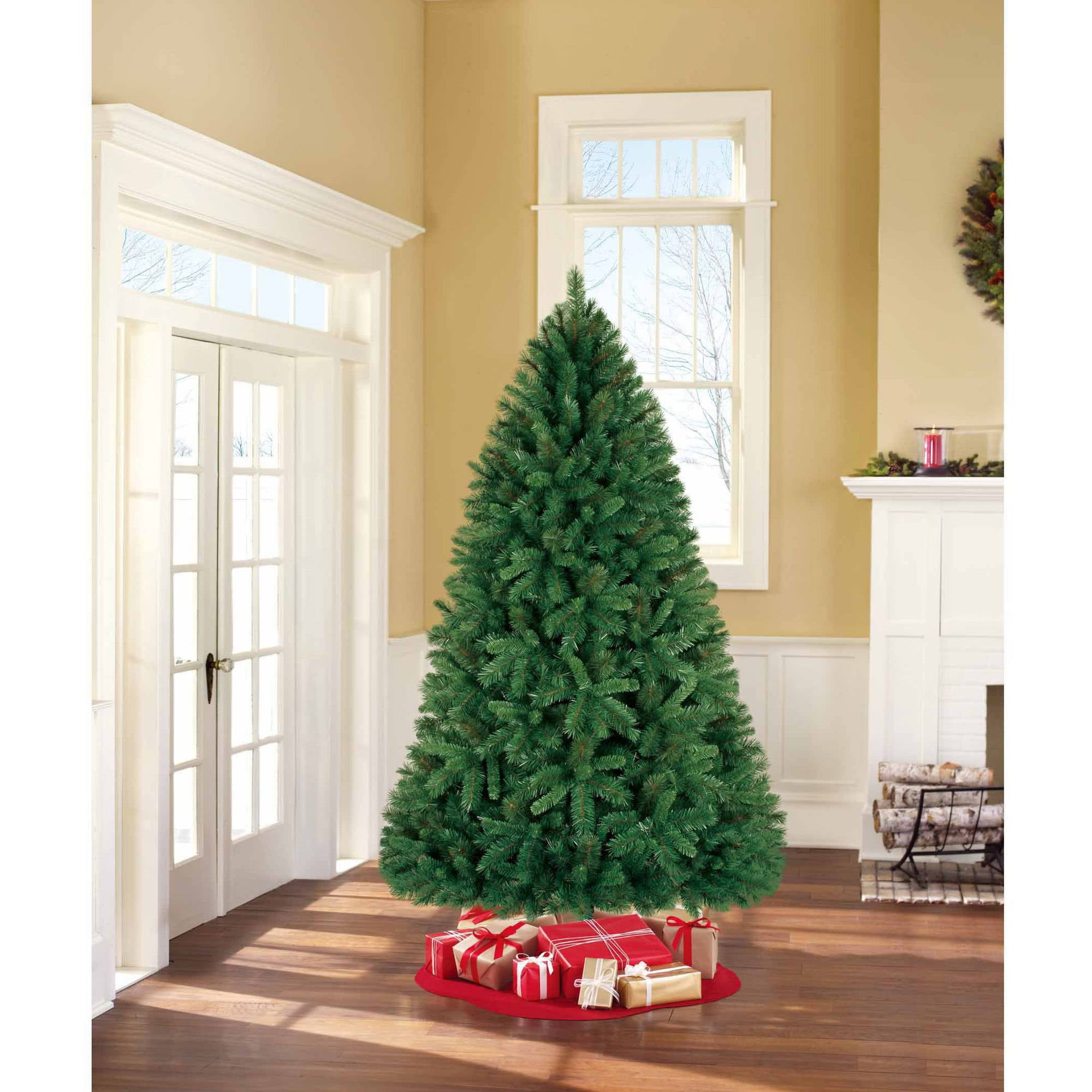 Holiday Time Unlit 7.5' Donner Fir Artificial Christmas Tree