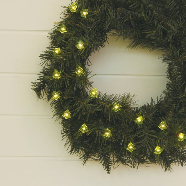 Holiday Time Warm White LED Ultra Slim Lights with Christmas Tree Icon