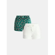 HOLIDAY TIME Women's and Women's Plus Christmas Sleep Shorts, 2-Pack, Sizes XS-3X